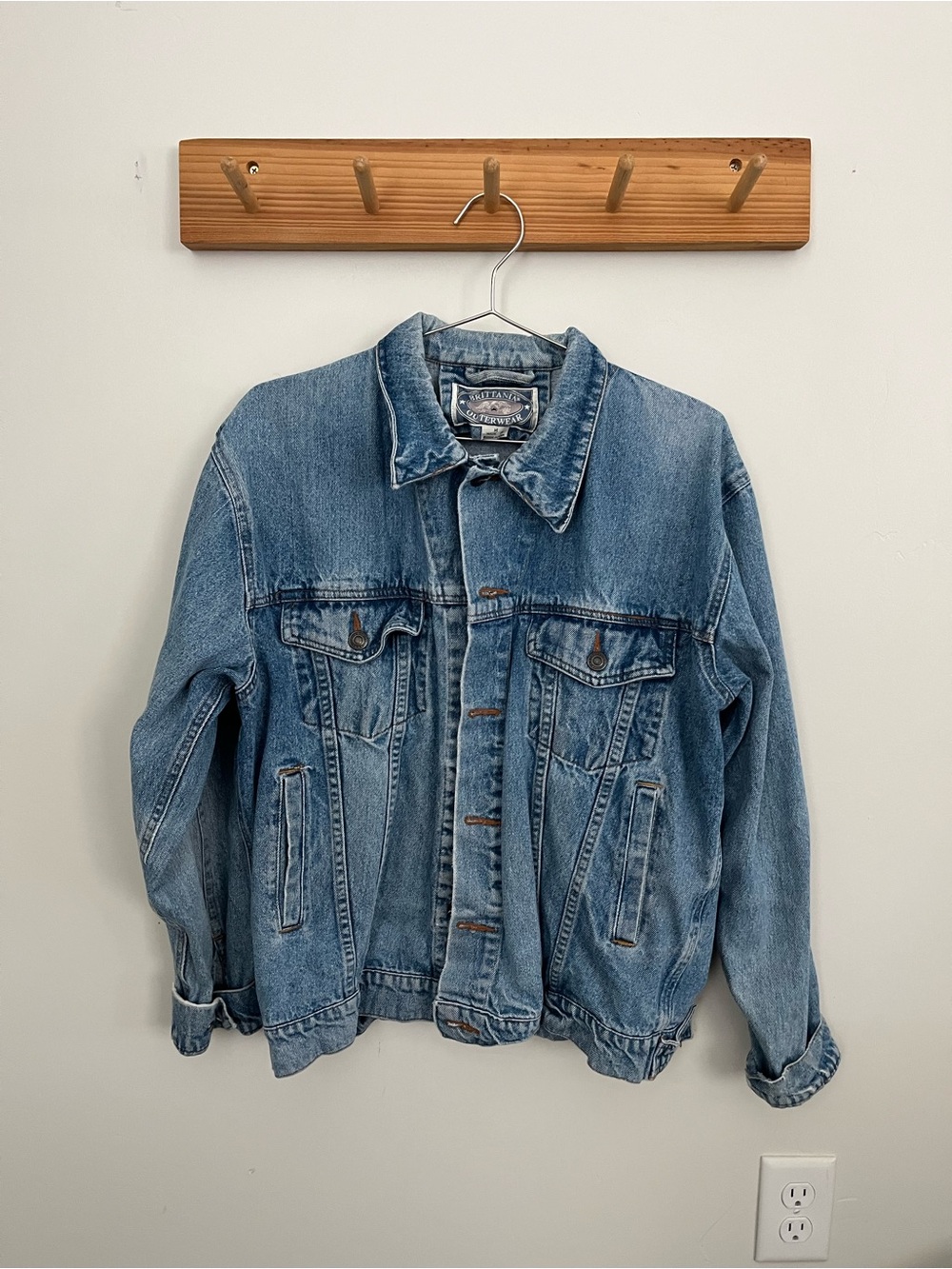 Vintage Light Blue Denim Trucker Jacket